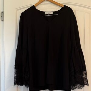 Black  Blouse Size Large
